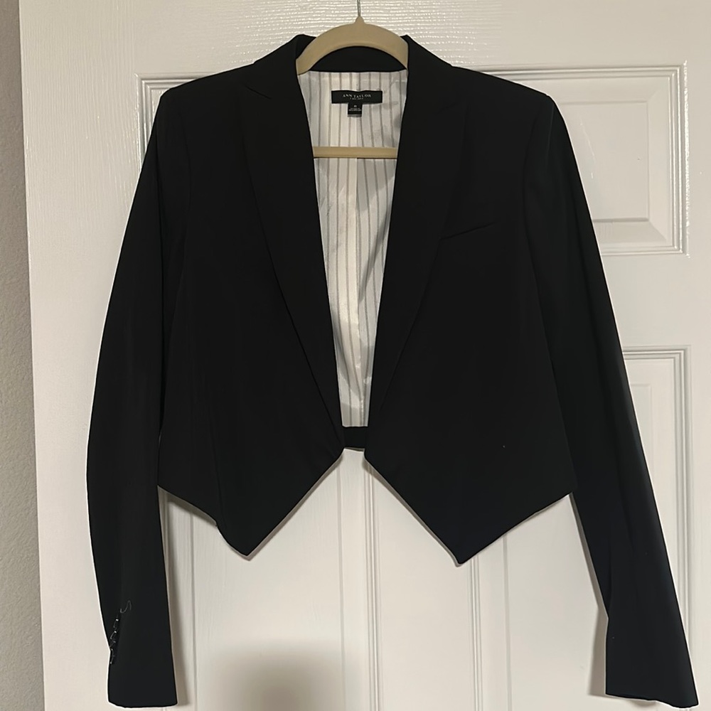 Ann Taylor Cropped Blazer